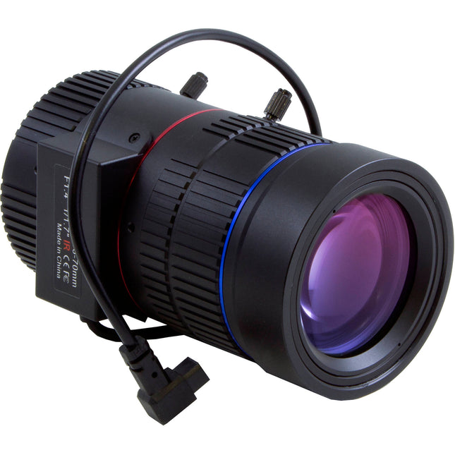Marshall Electronics 8MP 16-70mm f1.4 objetivo varifocal C-Mount para sensor 1/1.7 pulgadas