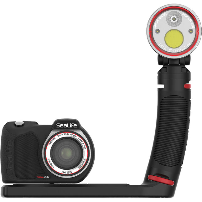 SeaLife Micro 3.0 Pro Cámara Submarina 4K30 Luz Dual 3000SF 330'