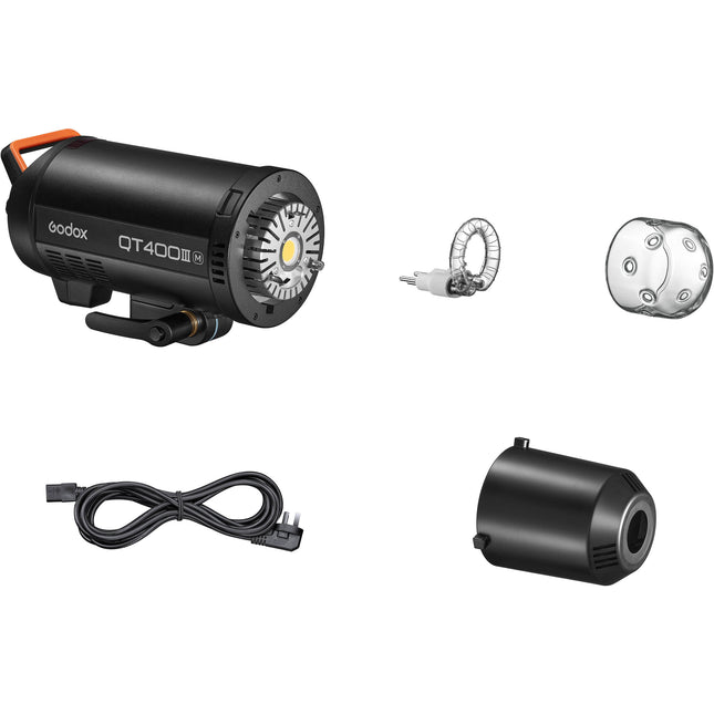 Godox QT400IIIM Cabezal Flash 400Ws 5600K con Lámpara Modeladora LED 40W