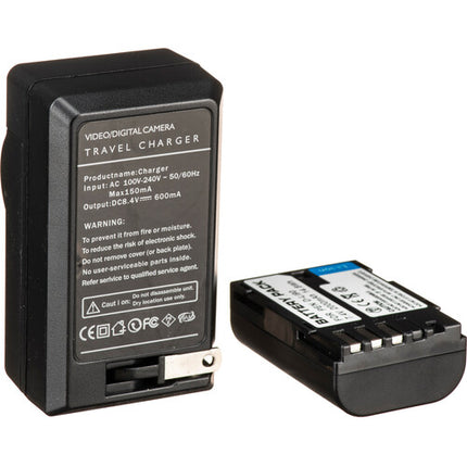 Bescor DLI90E Kit Batería y Cargador para Cámaras Pentax K1 Mark II y 645Z
