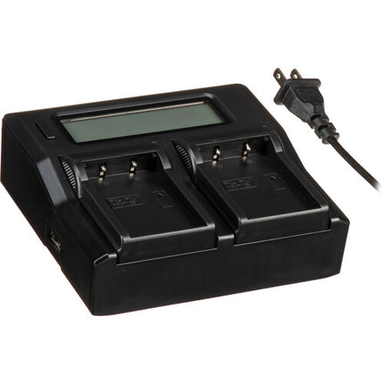Bescor NPT125 Kit Cargador y 2 Baterías para Cámaras FUJIFILM GFX 50R 50S 100