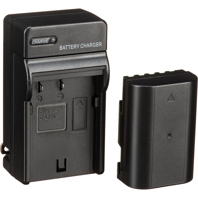 Bescor DLI90E Kit Batería y Cargador para Cámaras Pentax K1 Mark II y 645Z