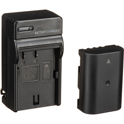 Bescor DMW-BLF19 Kit Batería y Cargador para Cámaras Panasonic Lumix GH3 GH4 GH5 GH5S G9