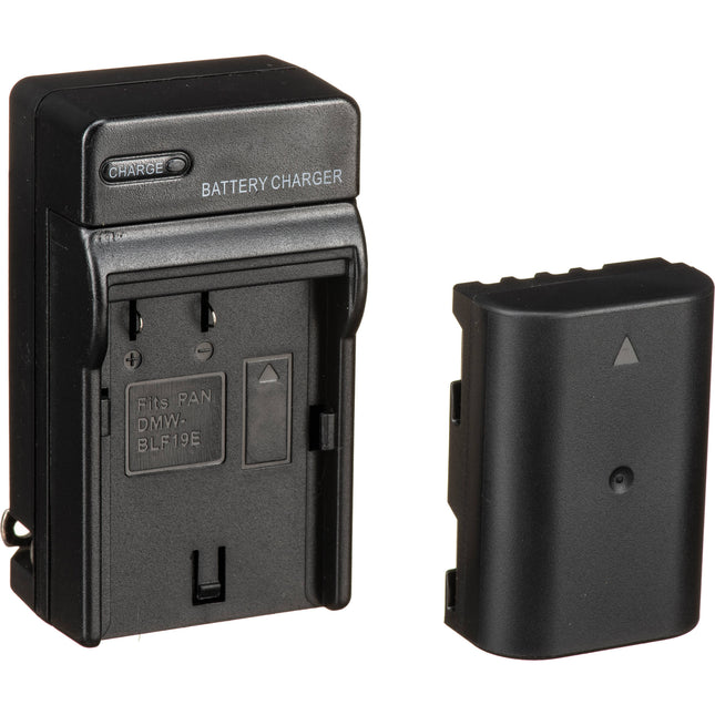Bescor DMW-BLF19 Kit Batería y Cargador para Cámaras Panasonic Lumix GH3 GH4 GH5 GH5S G9