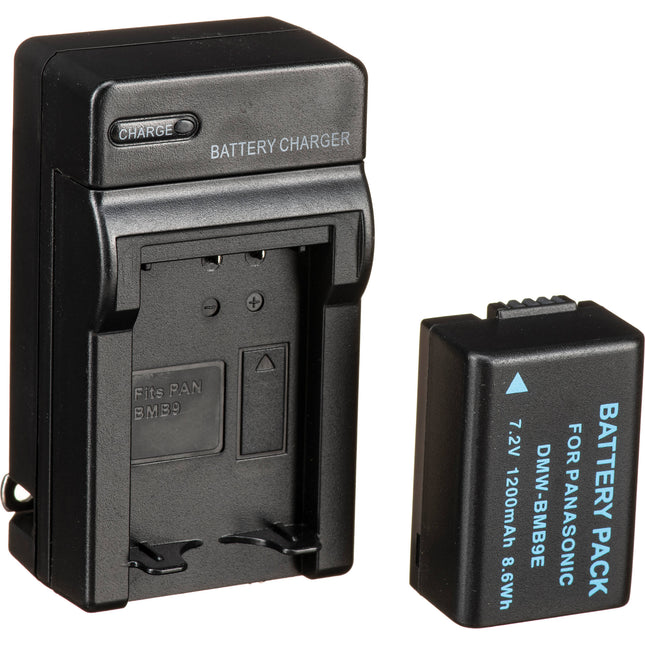 Bescor DMWBMB9 Kit Batería y Cargador para Cámaras Panasonic y Leica DMC-FZ150 V-Lux 4