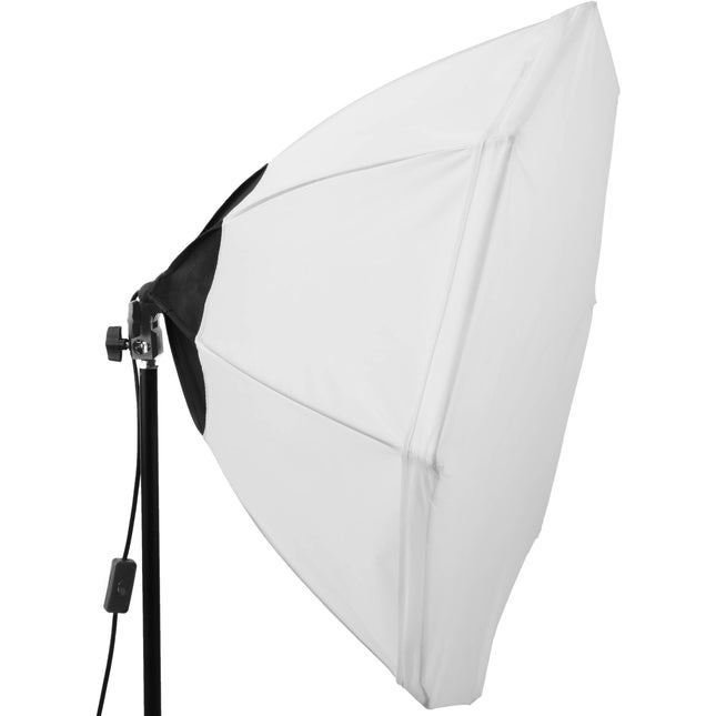 Raya Octagonal Softbox Plegable 27.6" con Casquillo E27 y Difusor