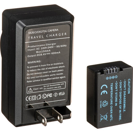 Bescor DMWBMB9 Kit Batería y Cargador para Cámaras Panasonic y Leica DMC-FZ150 V-Lux 4