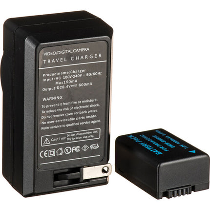 Bescor DMWBMB9 Kit Batería y Cargador para Cámaras Panasonic y Leica DMC-FZ150 V-Lux 4