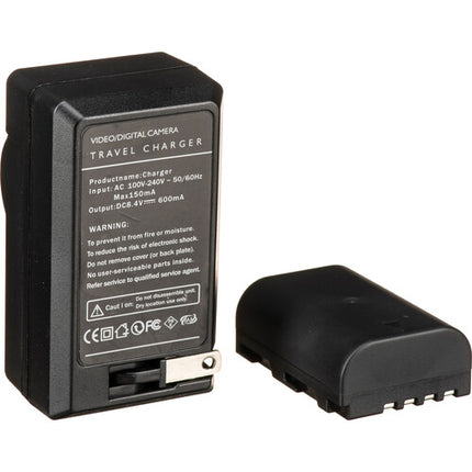 Kit Bescor DMWBLF19 Batería Cargador Adaptador para Panasonic Lumix DC-GH5 DC-GH5S DC-G9