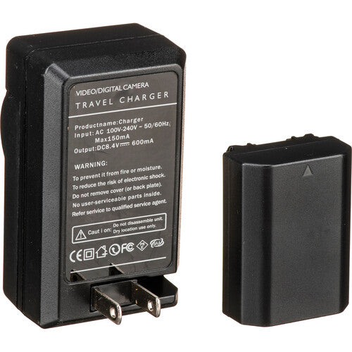 Bescor FZ100 Kit de Batería Cargador y Adaptador para Sony Alpha a6600 a9 II