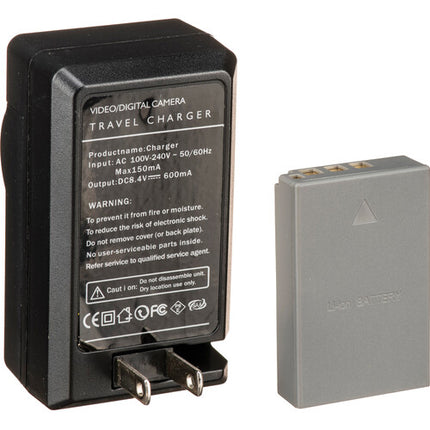 Bescor BLS50 Kit de Acoplamiento Batería Cargador y Adaptadores para Olympus OM-D E-M5 Mark III y E-M10 Mark II III