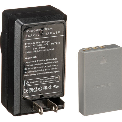 Bescor BLS50 Kit de Acoplamiento Batería Cargador y Adaptadores para Olympus OM-D E-M5 Mark III y E-M10 Mark II III