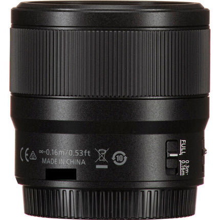 Nikon NIKKOR Z MC 50mm f2.8 Lente Macro 1x Magnificación 6.3 Pulgadas Enfoque Mínimo