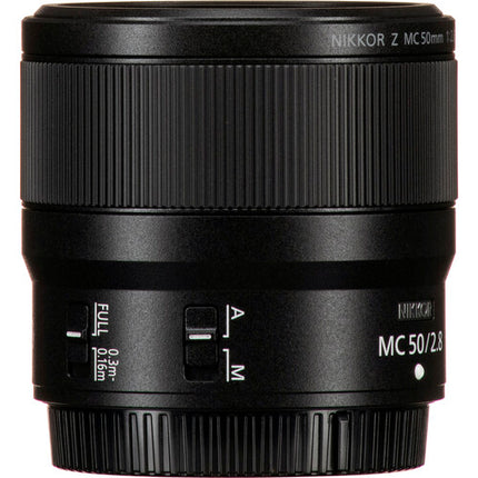 Nikon NIKKOR Z MC 50mm f2.8 Lente Macro 1x Magnificación 6.3 Pulgadas Enfoque Mínimo