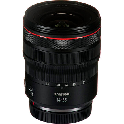 Canon RF 14-35mm f4 L IS USM Objetivo con estabilizador y funda blanda
