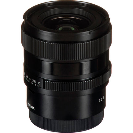 Sigma 24mm f/2 DG DN Lente para Sony E Apertura f/2-22 Distancia Mínima 24mm