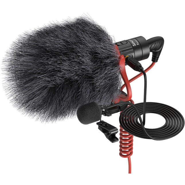 SmallRig Forevala S20 Micrófono On-Camera Shotgun y Lavalier con 3.5mm y Paraviento