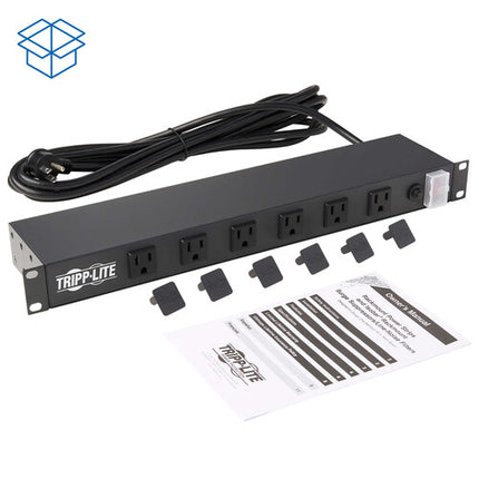 Tripp Lite Regleta para Rack 12 Tomas 120V 15A 15' Cable 1U