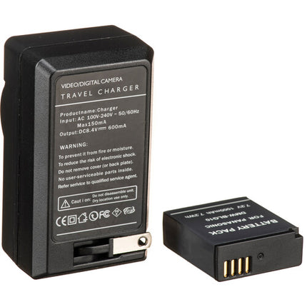 Bescor DMWBLG10 Kit batería cargador acoplador adaptador para cámaras Panasonic y Leica