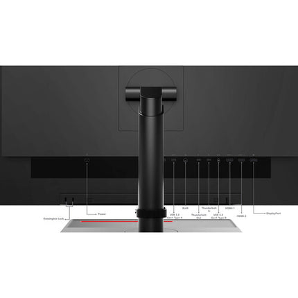 Lenovo ThinkVision P27u-20 Monitor 27" 4K IPS 3840x2160 450 nits con cables incluidos