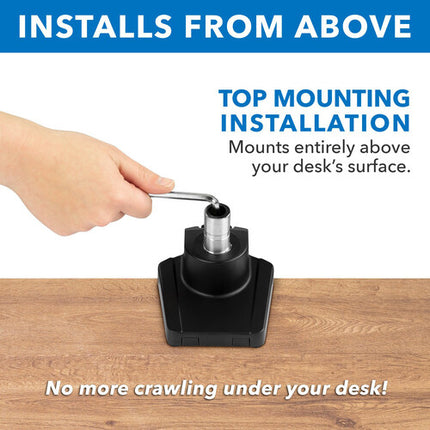 Mount-It! Soporte de Escritorio para Monitor 17-32" Rotación 75 100mm