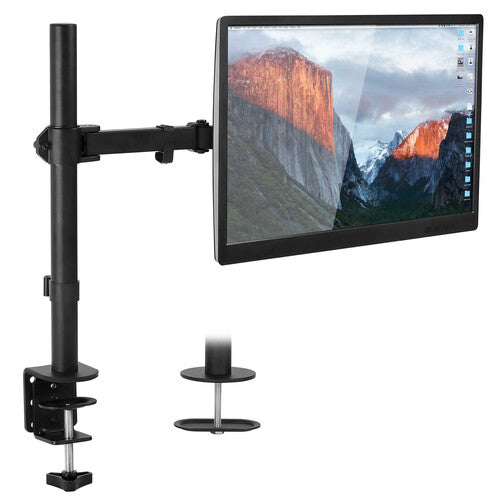 Mount-It! Soporte de Escritorio para Pantallas de 13 a 32 Pulgadas con Extensión de Brazo de 16" y Ajuste de Inclinación