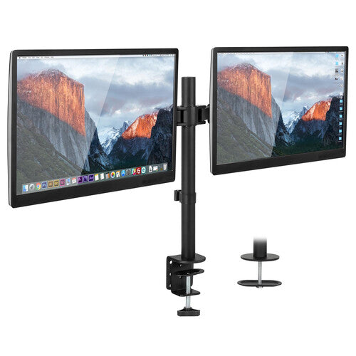 Mount-It! Soporte de Escritorio para Doble Monitor 13-27" Ajustable y Rotativo