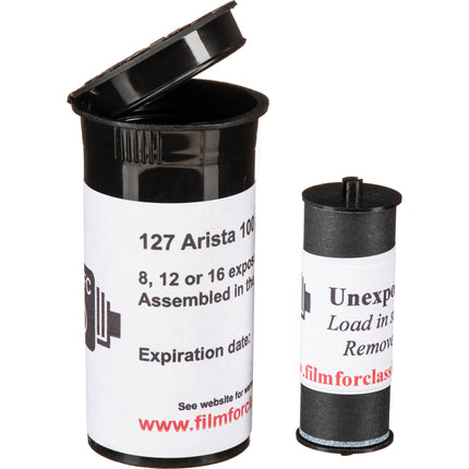 Film for Classics EDU Ultra 100 película negativo blanco y negro 127 rollo panchromática grano fino alta nitidez