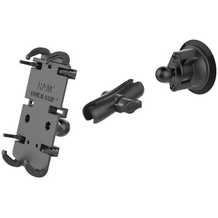 RAM Mounts Quick-Grip XL Soporte para Teléfono con Ventosa Twist-Lock