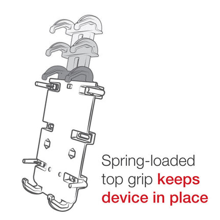 RAM Mounts Quick-Grip XL Soporte para Teléfono con Ventosa Twist-Lock