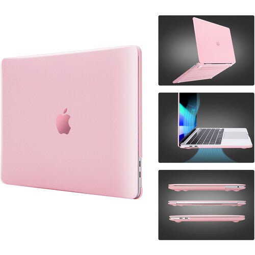 Funda rígida TechProtectus Color Life para MacBook Pro 14.2" Rosa con teclado protector
