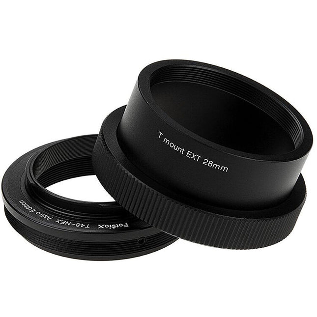 Adaptador de Lentes FotodioX Astro Edition 48mm T-Mount a Sony E-Mount con Tubo de Extensión