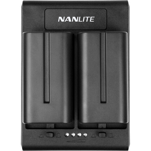 Nanlite 15V Adaptador de Batería Dual NP-F para Montura V 2x NP-F