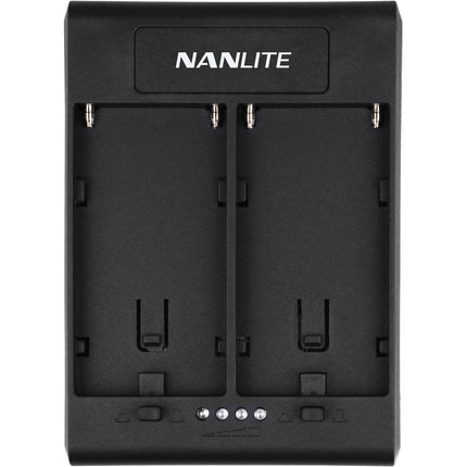 Nanlite 15V Adaptador de Batería Dual NP-F para Montura V 2x NP-F