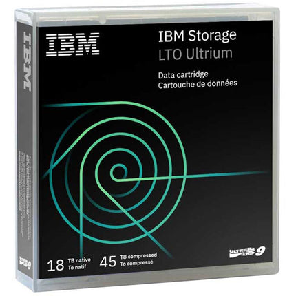 IBM LTO Ultrium 9 Cartucho de Datos 18TB Capacidad Nativa 400MBs Velocidad