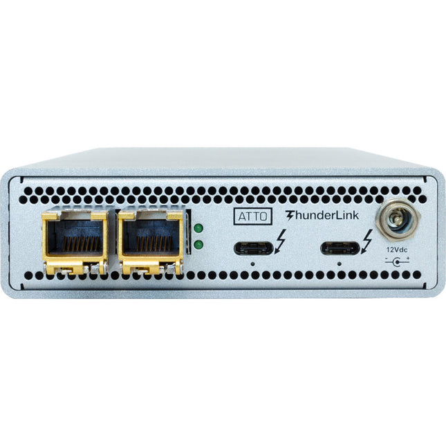 ATTO Technology ThunderLink N3 3102T Adaptador Thunderbolt 3 a Ethernet 10Gb 2 Puertos RJ45