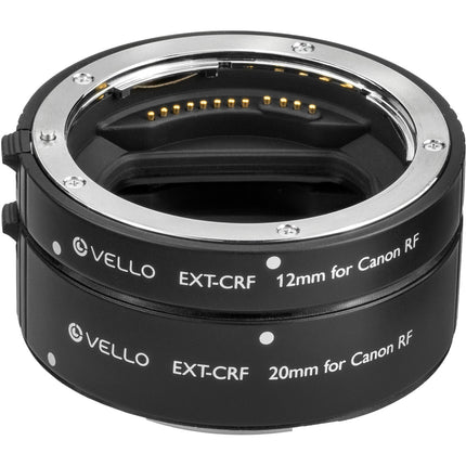 Vello Tubos de Extensión Automáticos para Lentes Canon RF 12 y 20mm Metal
