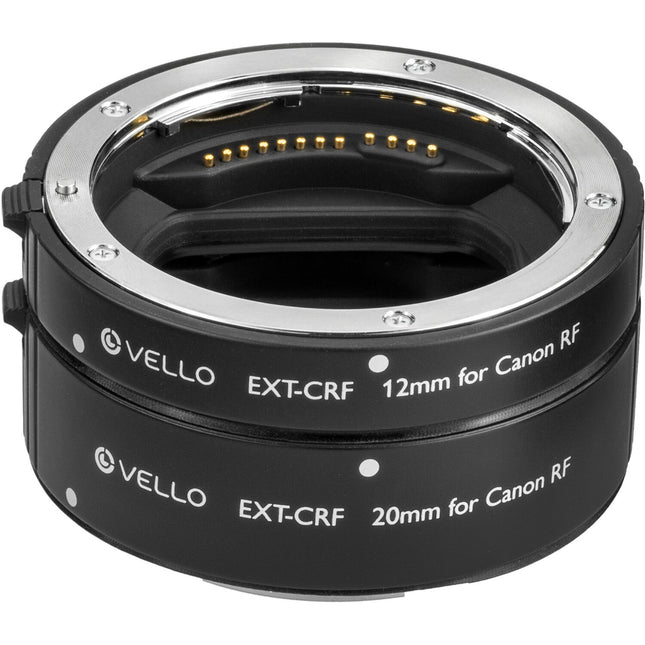 Vello Tubos de Extensión Automáticos para Lentes Canon RF 12 y 20mm Metal