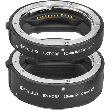 Vello Tubos de Extensión Automáticos para Lentes Canon RF 12 y 20mm Metal