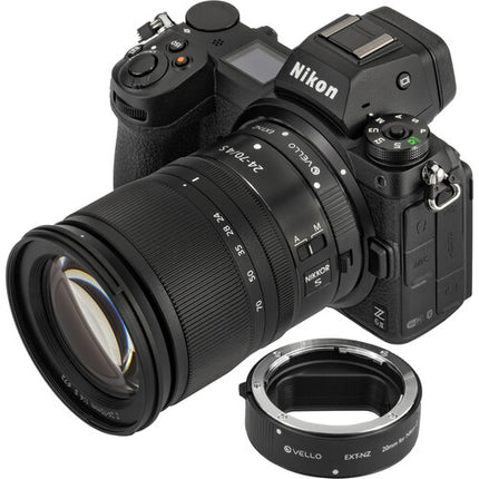 Vello Tubos de Extensión Automáticos para Lentes Nikon Z 12 y 20mm
