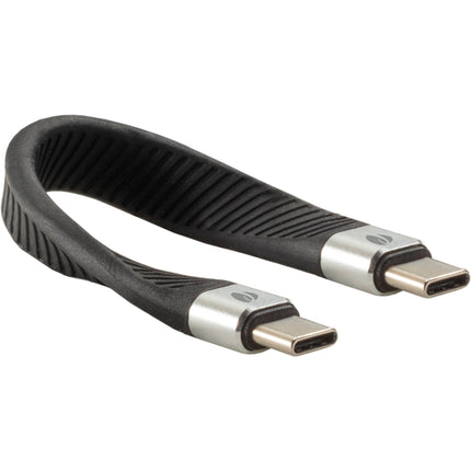 Pearstone Mini Flex Cable USB4 Tipo C 5 Pulgadas 40 Gb/s 100W