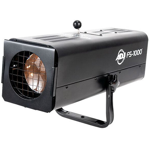 American DJ FS-1000 Foco de Seguimiento Efecto Especial 575W Halógeno con Blackout y Soporte Colgante