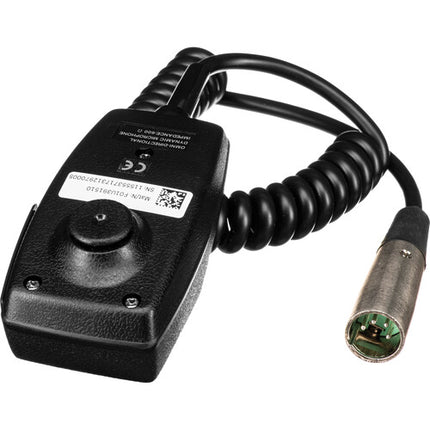 RTS PTT A4M Micrófono de Mano Push-to-Talk Diseño Compacto Cable En Espiral