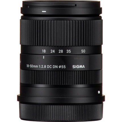 Sigma 18-50mm f/2.8 DC DN Lente para Leica L APS-C con Parasol incluido