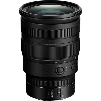 Nikon NIKKOR Z 24-70mm f2.8 S Lente Z Mount FX con estuche y parasol