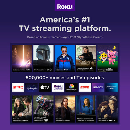 Roku Streaming Stick 4K Dispositivo 4K UHD HDR10 Control Por Voz