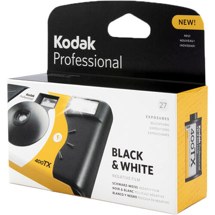 Kodak Tri-X 400 Cámara Desechable B&N Flash 27 Exposiciones Fija