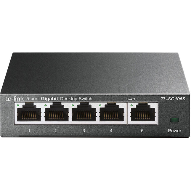 TP-Link TL-SG105S Switch de Red 5 Puertos Gigabit 7.4 Mpps 1Mb Buffer
