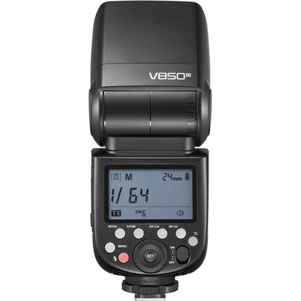 Godox V850III Flash de Li-Ion con GN 60 20-200mm y Sistema Inalámbrico 2.4 GHz