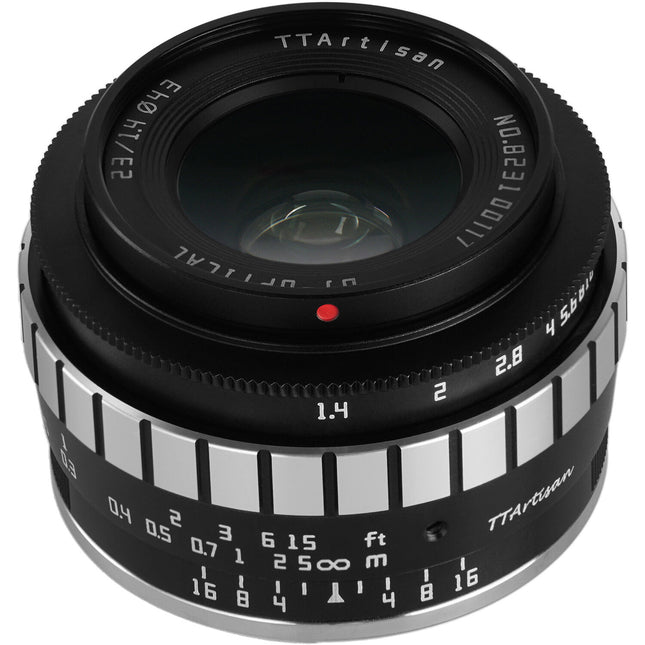 TTArtisan 23mm f/1.4 Objetivo para Micro Cuatro Tercios Apertura f/1.4 a f/16 Distancia mínima 20 cm